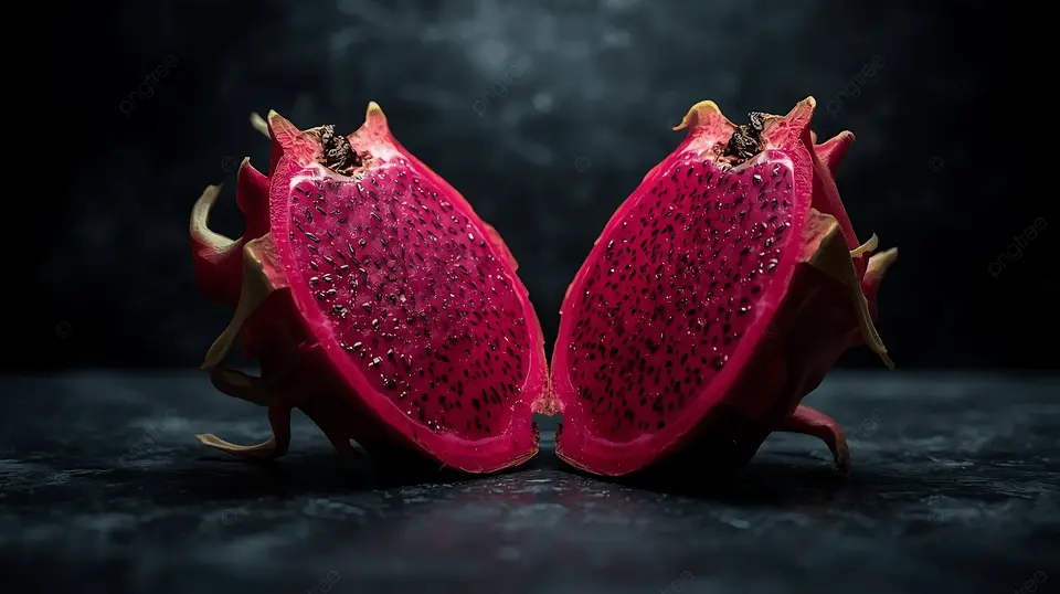 https://png.pngtree.com/thumb_back/fw800/background/20251119/pngtree-exotic-dragon-fruit-halves-displaying-vibrant-pink-magenta-flesh-and-numerous-image_20307072.webp